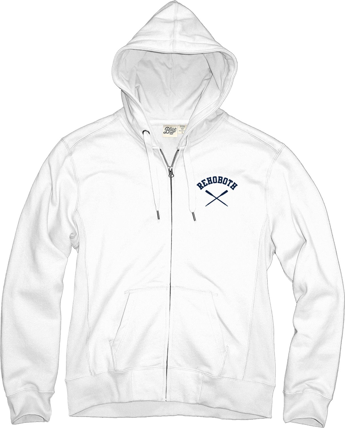 WOMENS DYNAMITE OARS SOFT FULL ZIP HOOD, Color: WHITE, Size: S