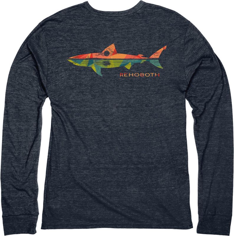 REMNANT SHARK TRIBLEND LS TEE