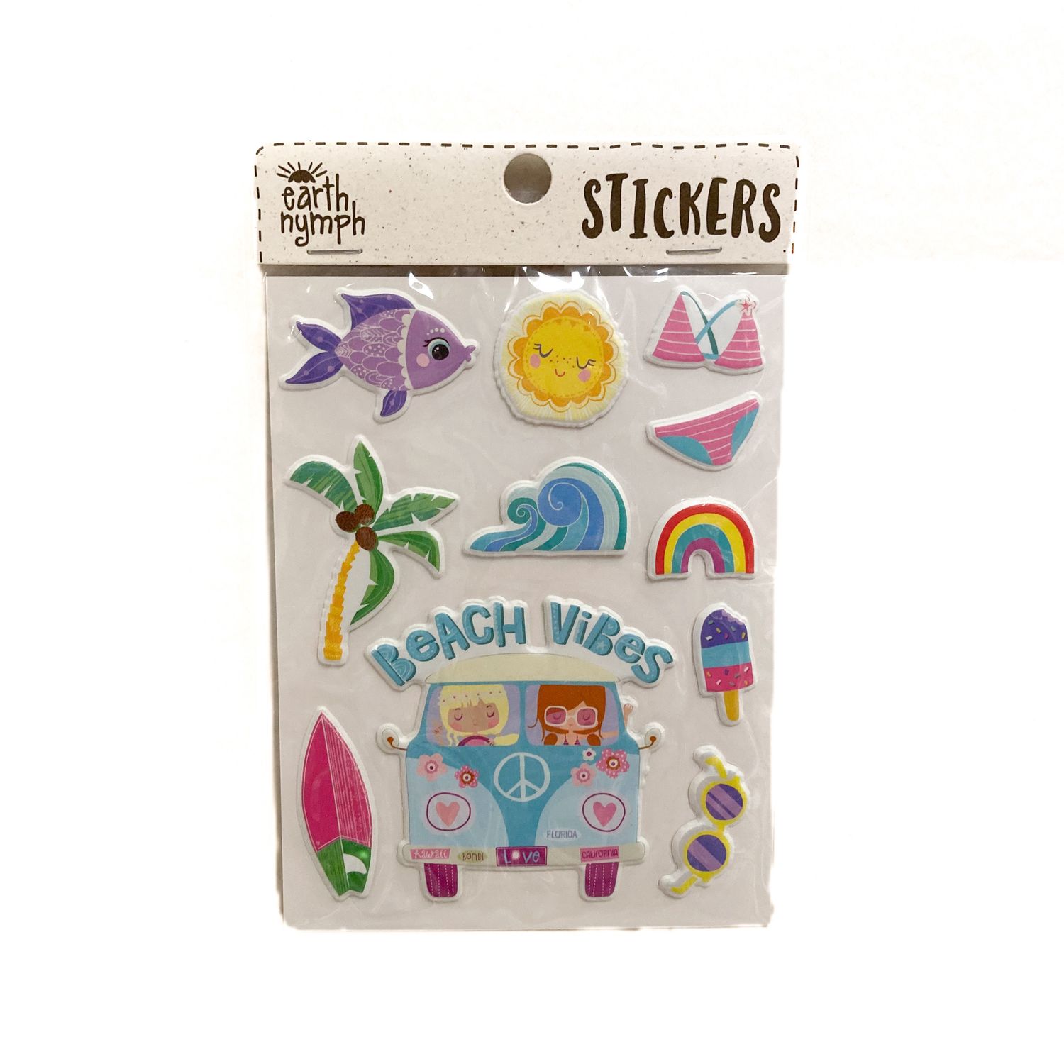 EARTH NYMPH STICKER PACK, Color: GIRLS COASTAL