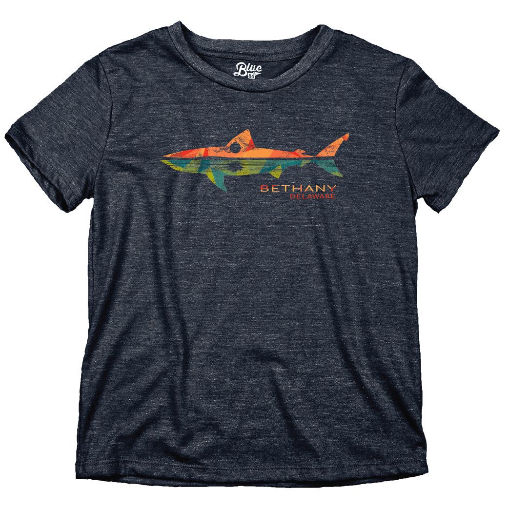 *BETHANY REMNANT SHARK TRIBLEND YOUTH SS TEE