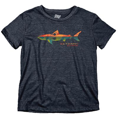 *BETHANY REMNANT SHARK TRIBLEND YOUTH SS TEE