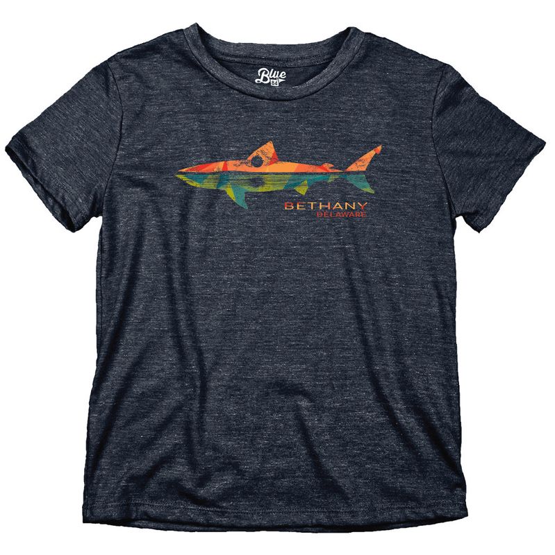 *BETHANY REMNANT SHARK TRIBLEND YOUTH SS TEE