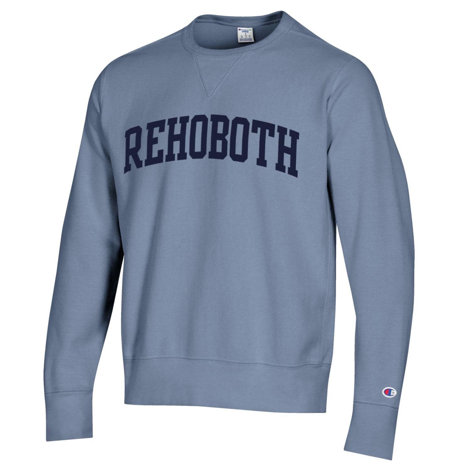 CHAMPION VINTAGE CREWNECK, Color: WILDFLOWER BLUE, Size: XS