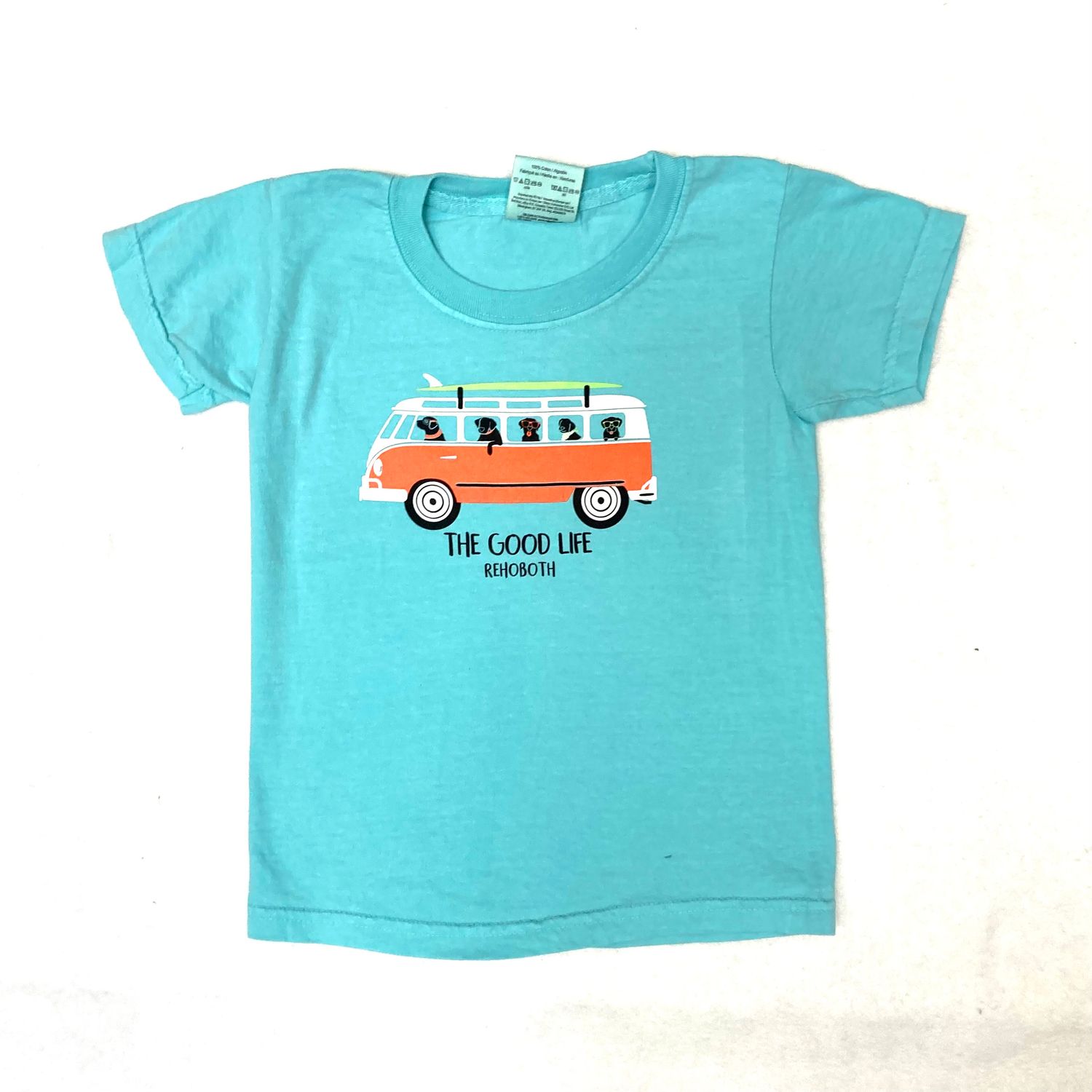 YOUTH VACATION SQUAD SS TEE, Color: CHALKY MINT, Size: XXS