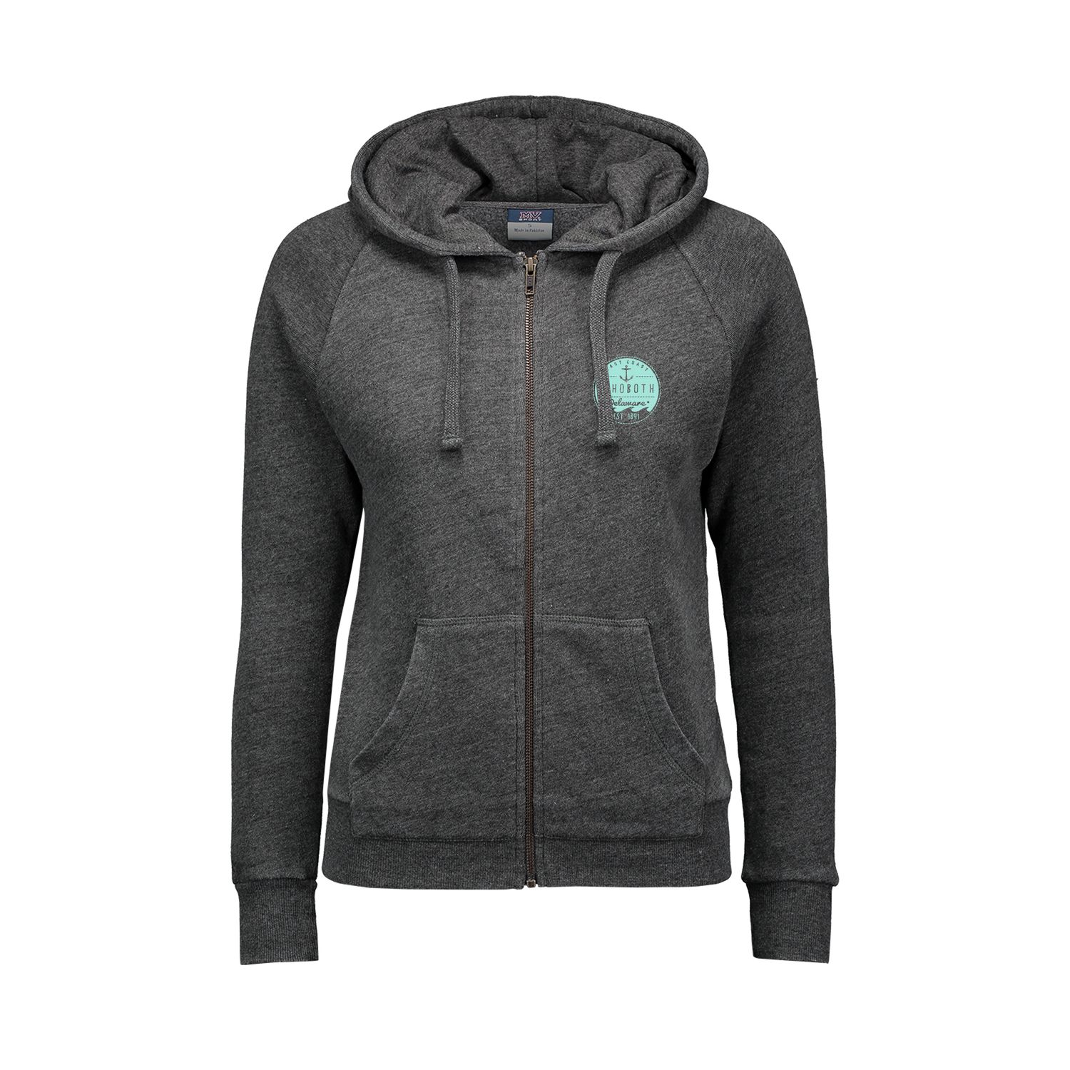 *ANGEL FLEECE STOCKTON ZIP HOOD, Color: CHARCOAL GREY, Size: S