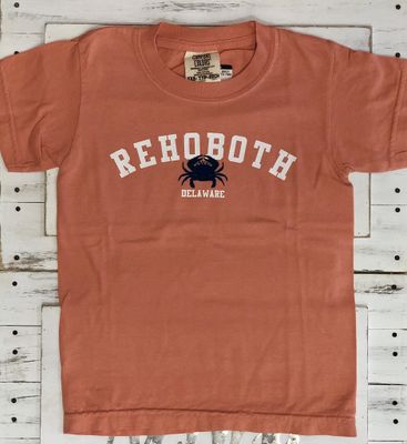 YOUTH CLASSIC BEACH SS TEE TERRACOTA CRAB