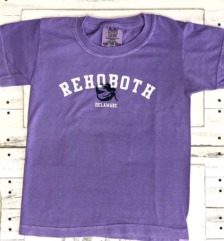 YOUTH CLASSIC BEACH SS TEE VIOLET MERMAID