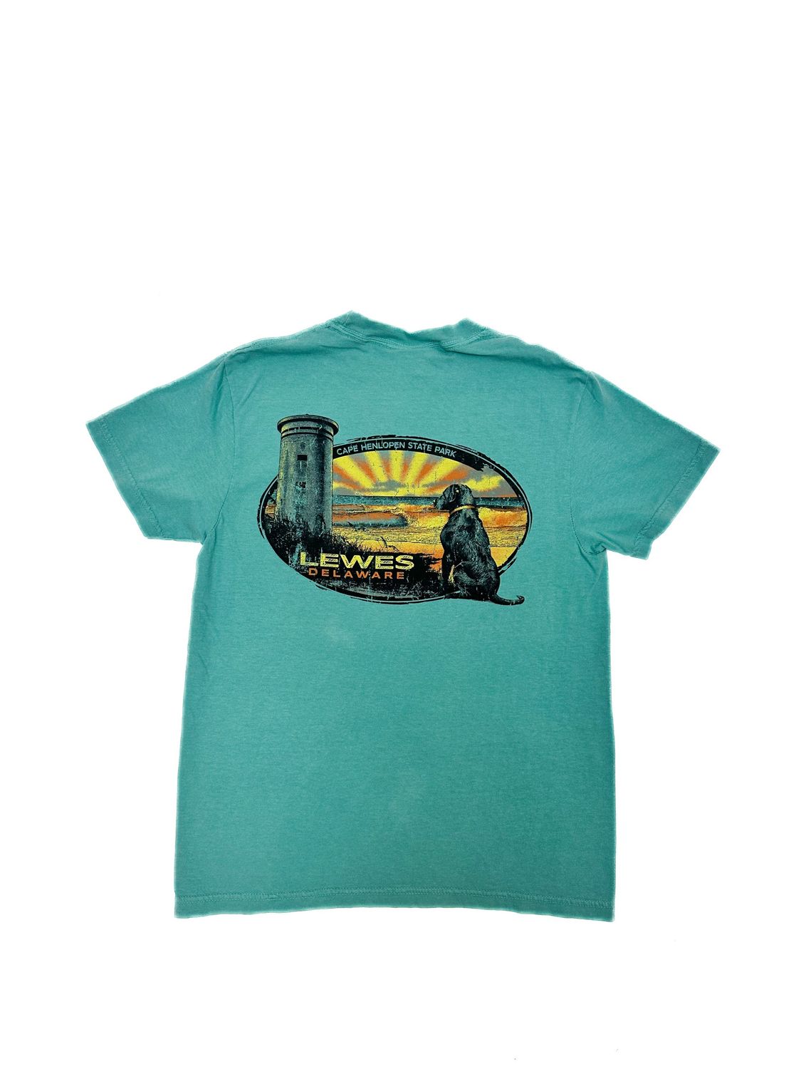 LEWES WATCHDOG TOWER SS TEE, Color: SEAFOAM, Size: S