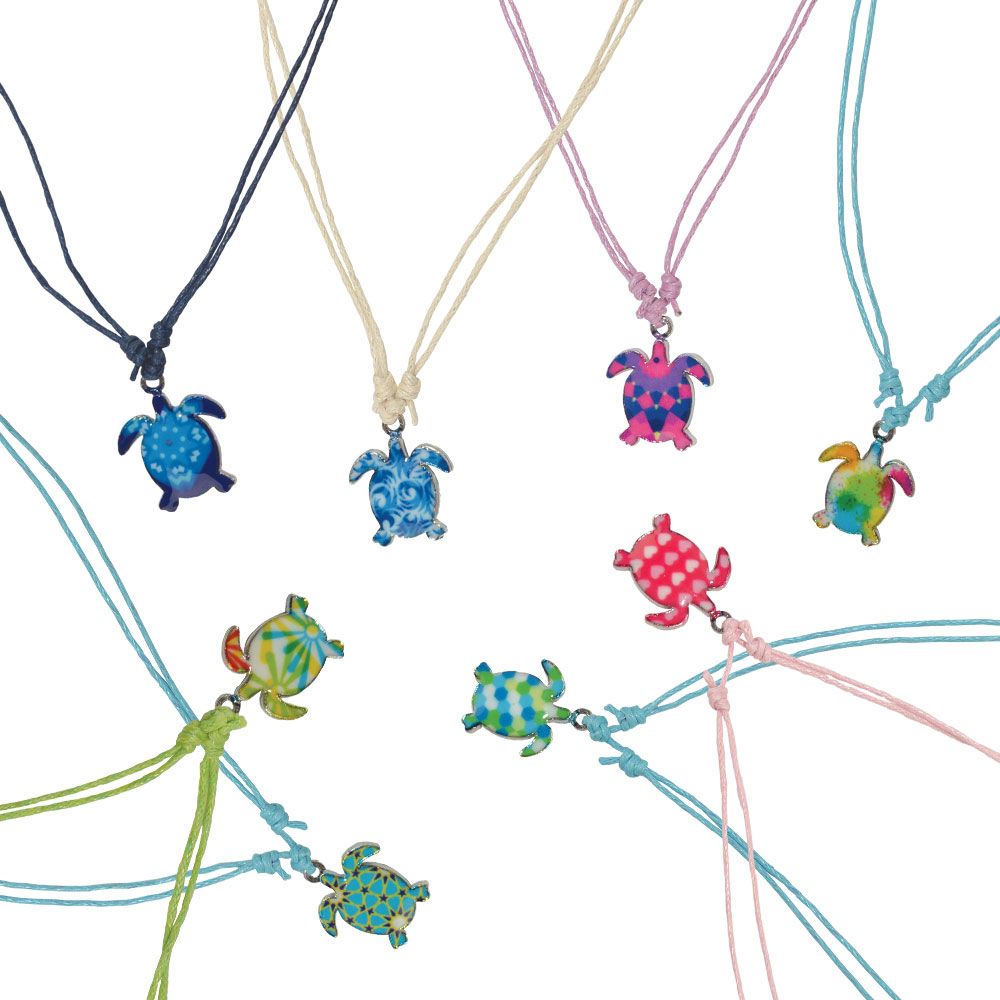 COLORFUL CHARM NECKLACE, Color: TURTLE, Size: ADJUSTABLE