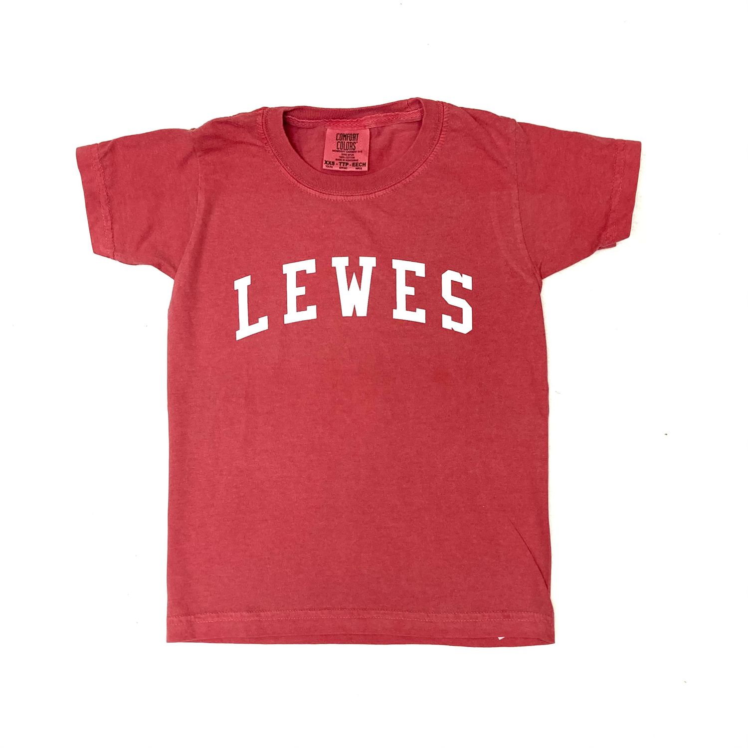 YOUTH CLASSIC LEWES SS TEE, Color: CRIMSON, Size: XXS