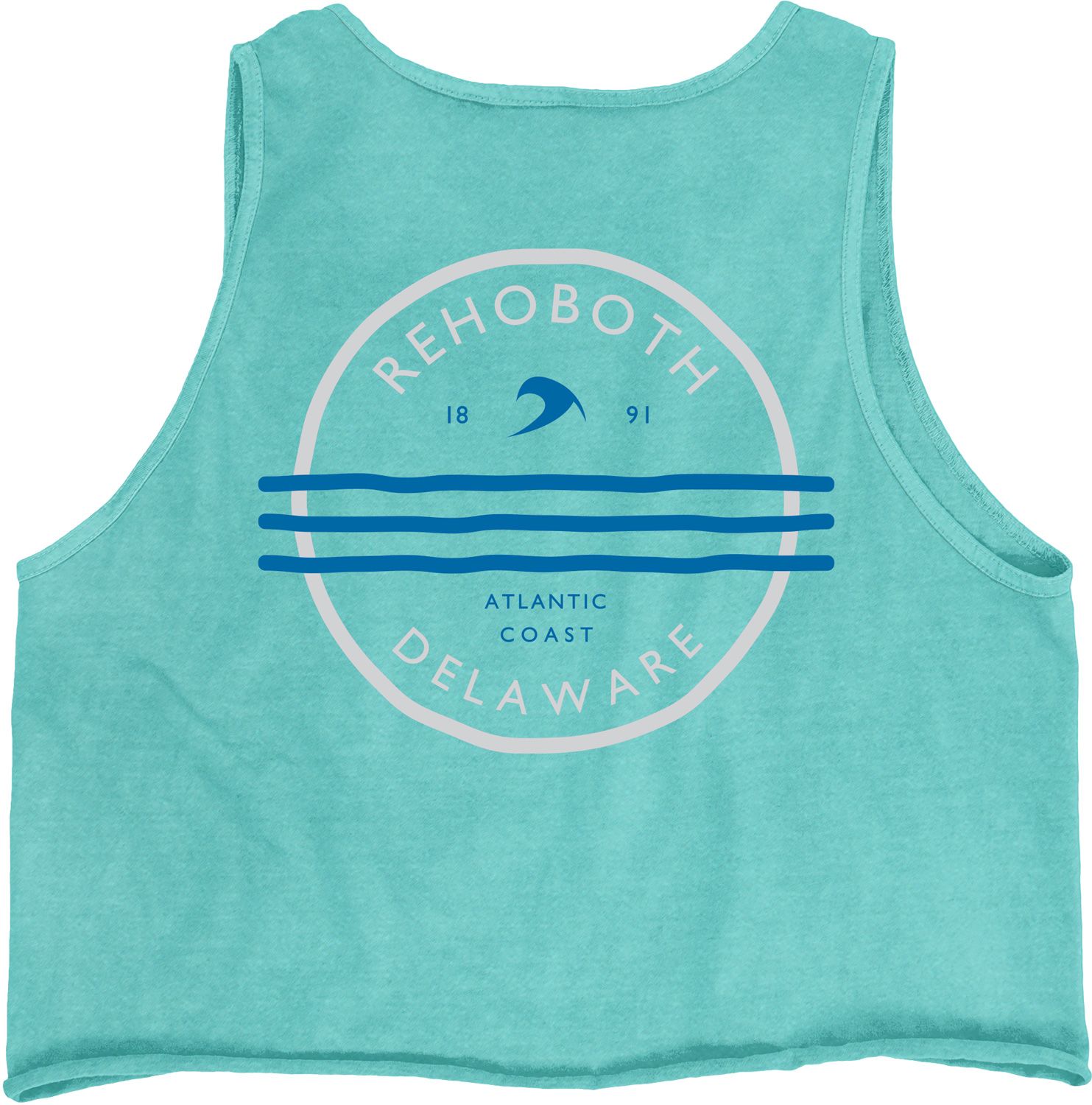 VIVID DREAM CROP TANK TOP, Color: CARIBBEAN, Size: S