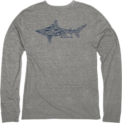 MIZZLE SHARK TRIBLEND LS TEE 
