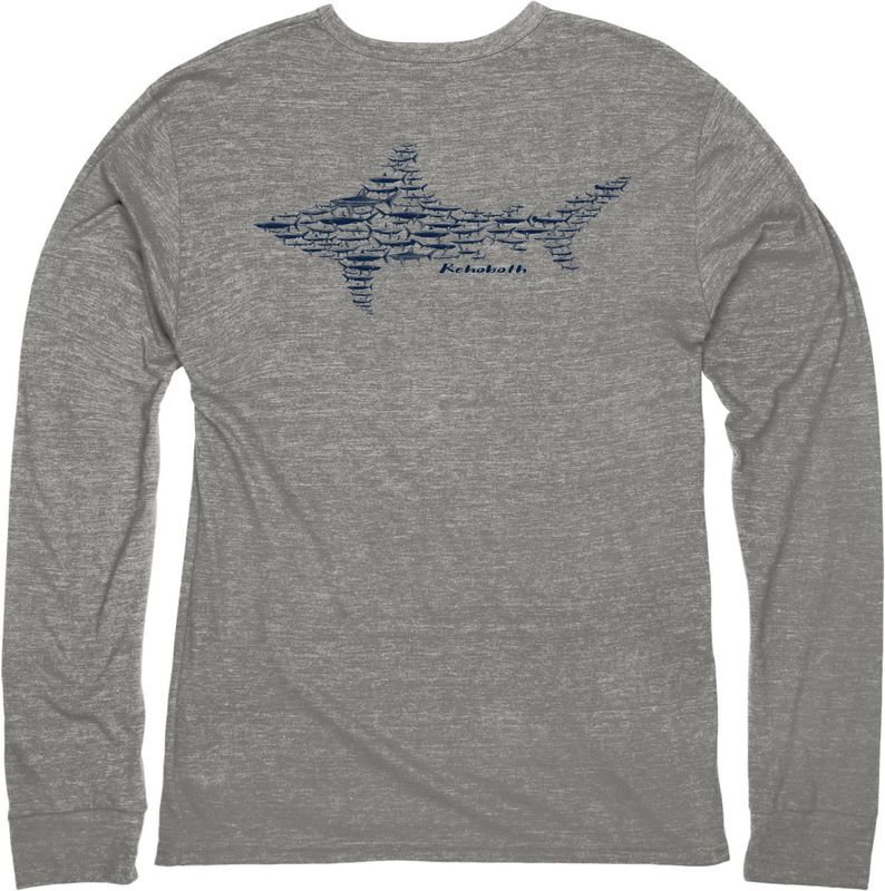 MIZZLE SHARK TRIBLEND LS TEE 