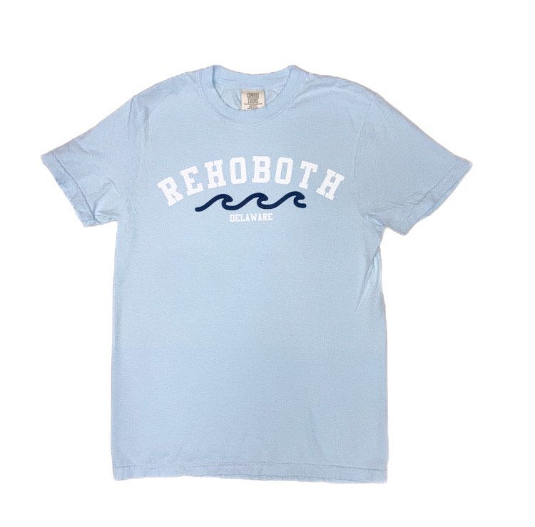 MENS CLASSIC CHAMBRAY WAVE SS TEE, Size: S