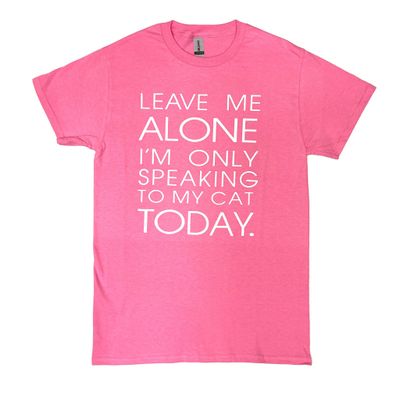 CLASSIC PET LOVER SPEAKING TO CAT SS TEE
