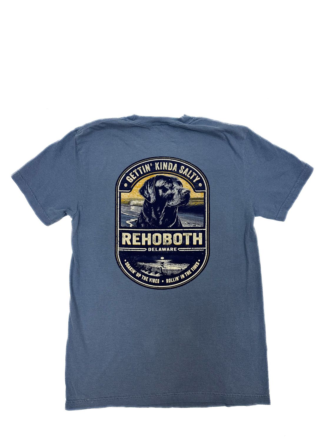 FOXHILL BEACH LAB SS TEE, Color: BLUE JEAN, Size: S