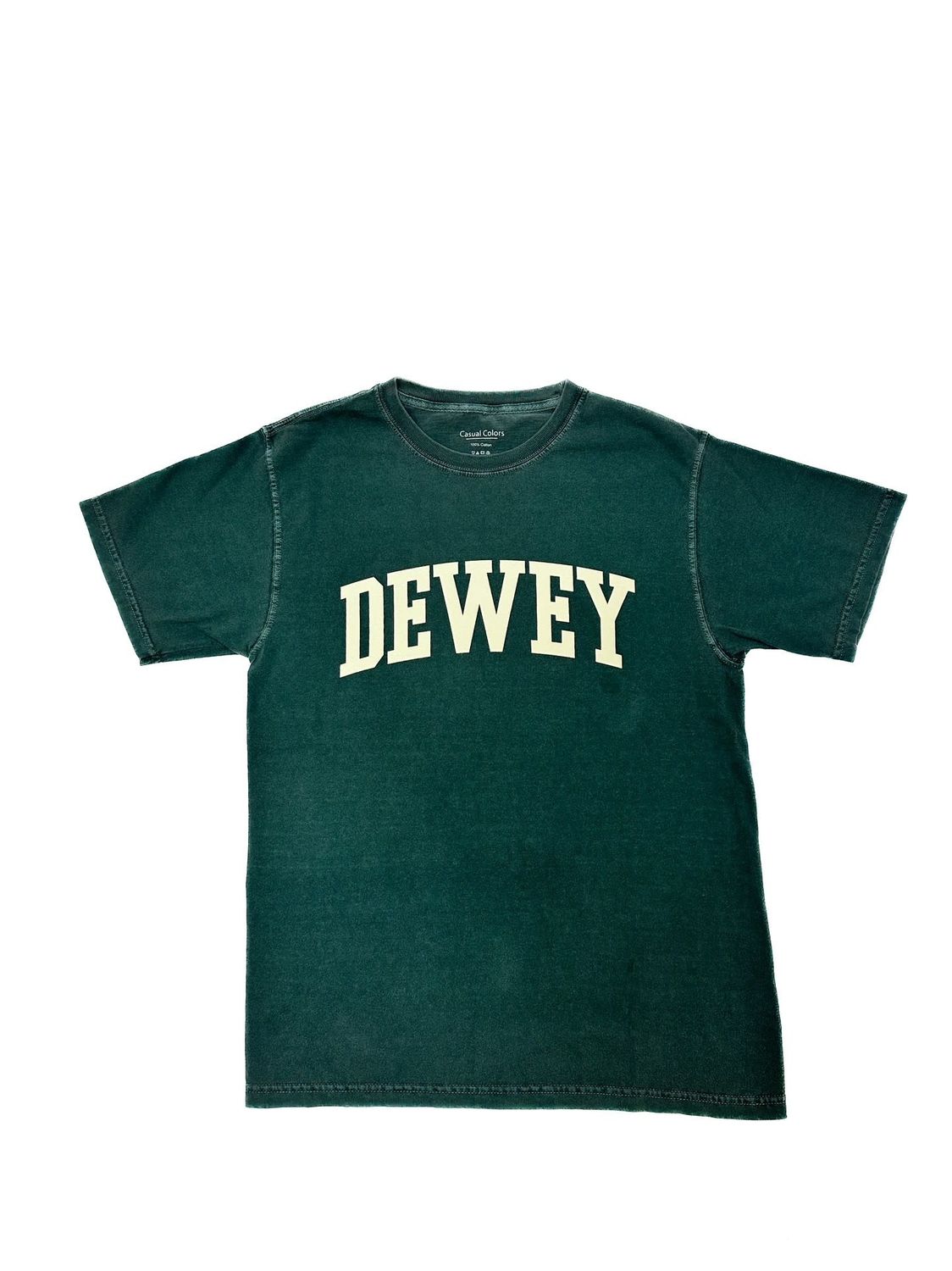 DEWEY CLASSIC ARCH SS TEE, Color: WASHED HUNTER, Size: S