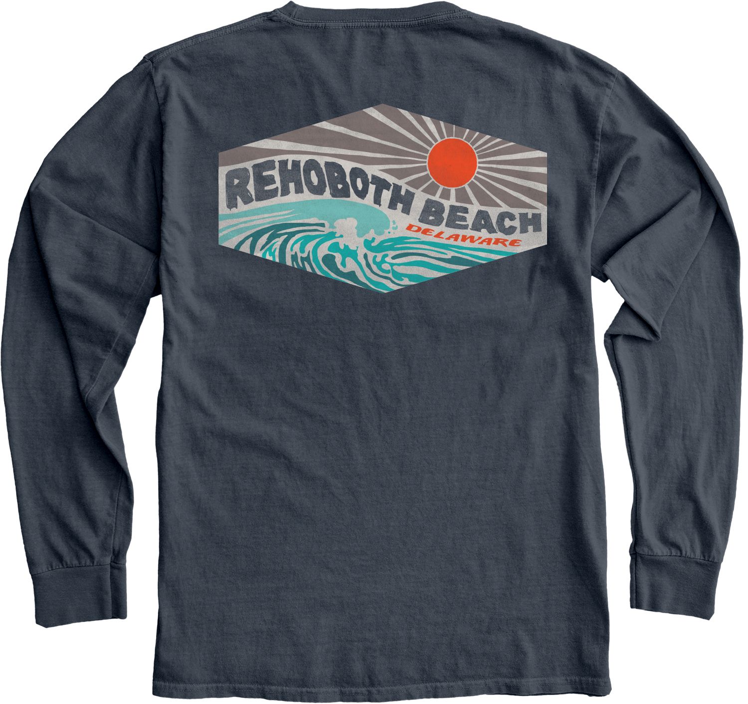 AFFIRMATION WAVE LS TEE, Color: INDIGO, Size: S