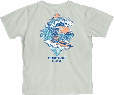 YOUTH SURFING SKELETON SS TEE