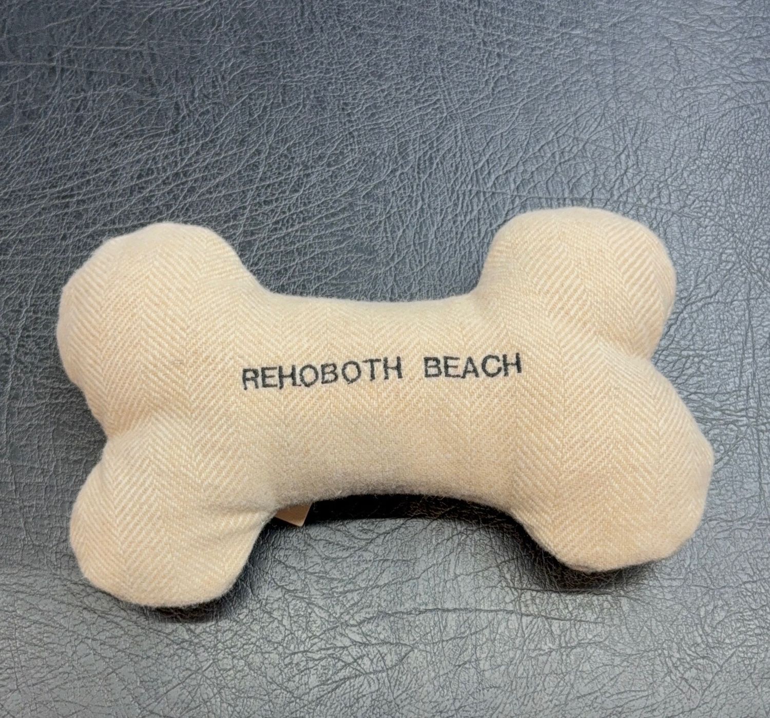 TWEED BONE DOG SQUEAKER TOY