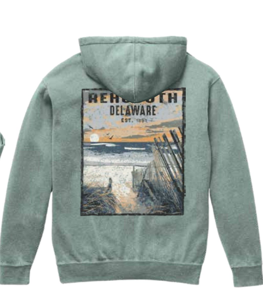 BARROW BEACH WEATHERED HOODIE, Color: MOSS, Size: S