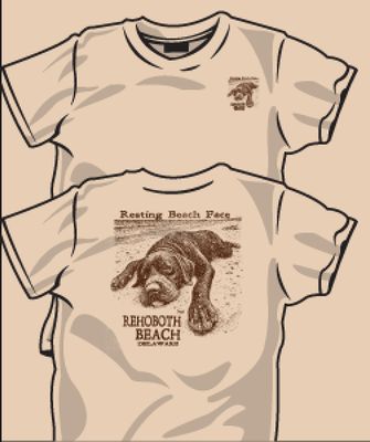 RESTING BEACH FACE SS TEE