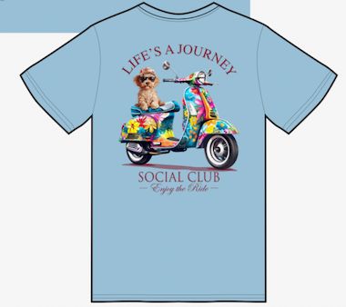 LIFE IS A JOURNEY DOODLE SS TEE