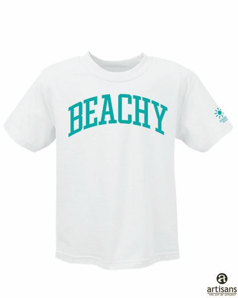 BEACHY SUN SS TEE, Color: WHITE, Size: S