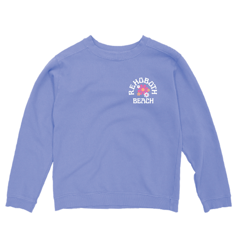 YOUTH POP CULTURE FLORAL CREWNECK