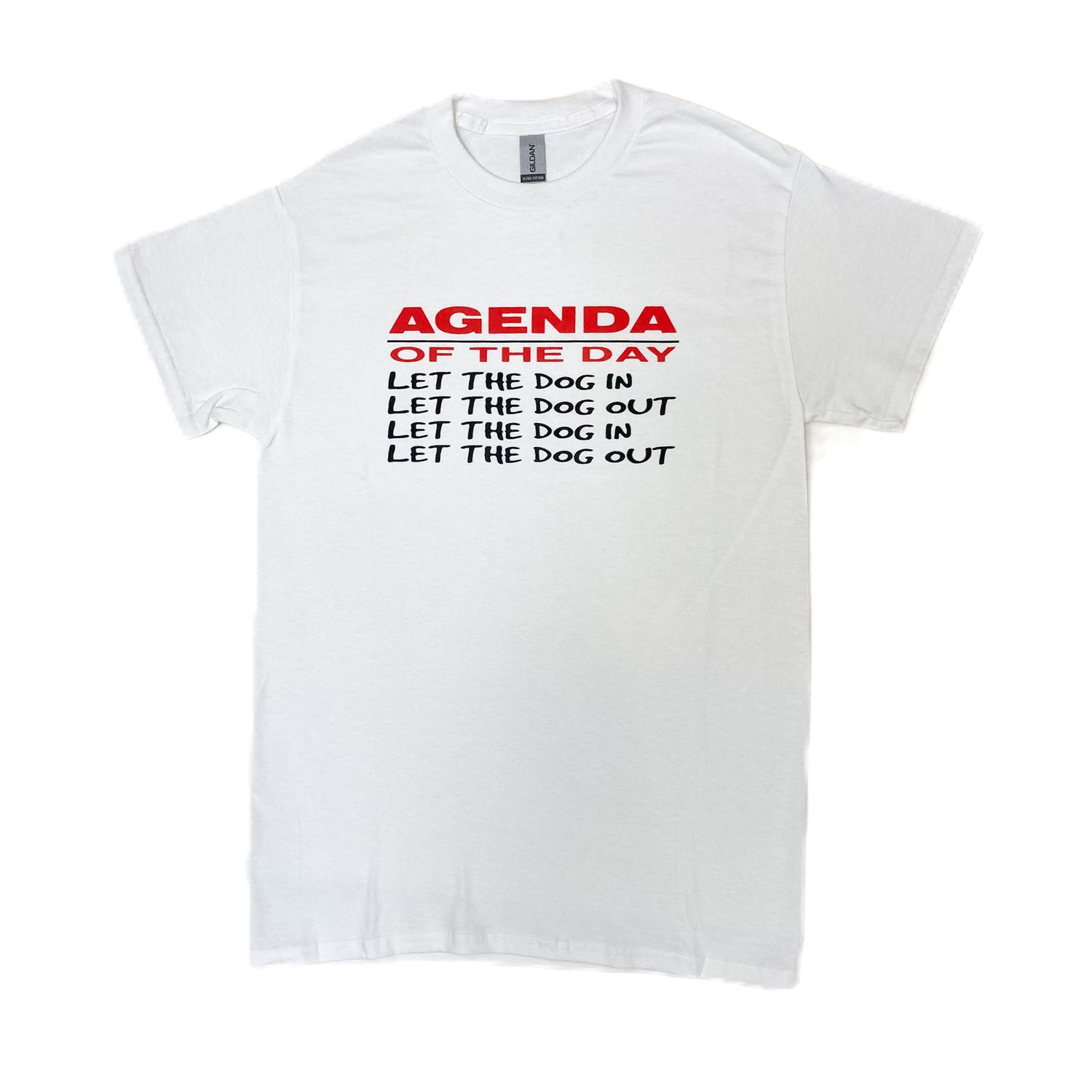 CLASSIC PET LOVER AGENDA OF THE DAY SS TEE, Size: S