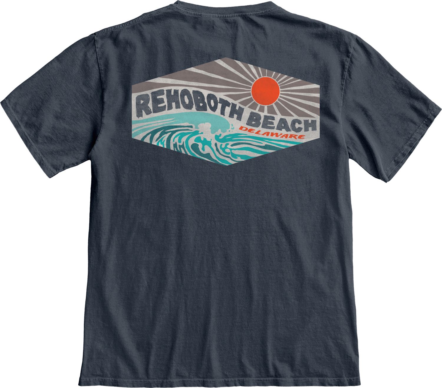 AFFIRMATION WAVE SS TEE, Color: INDIGO, Size: S