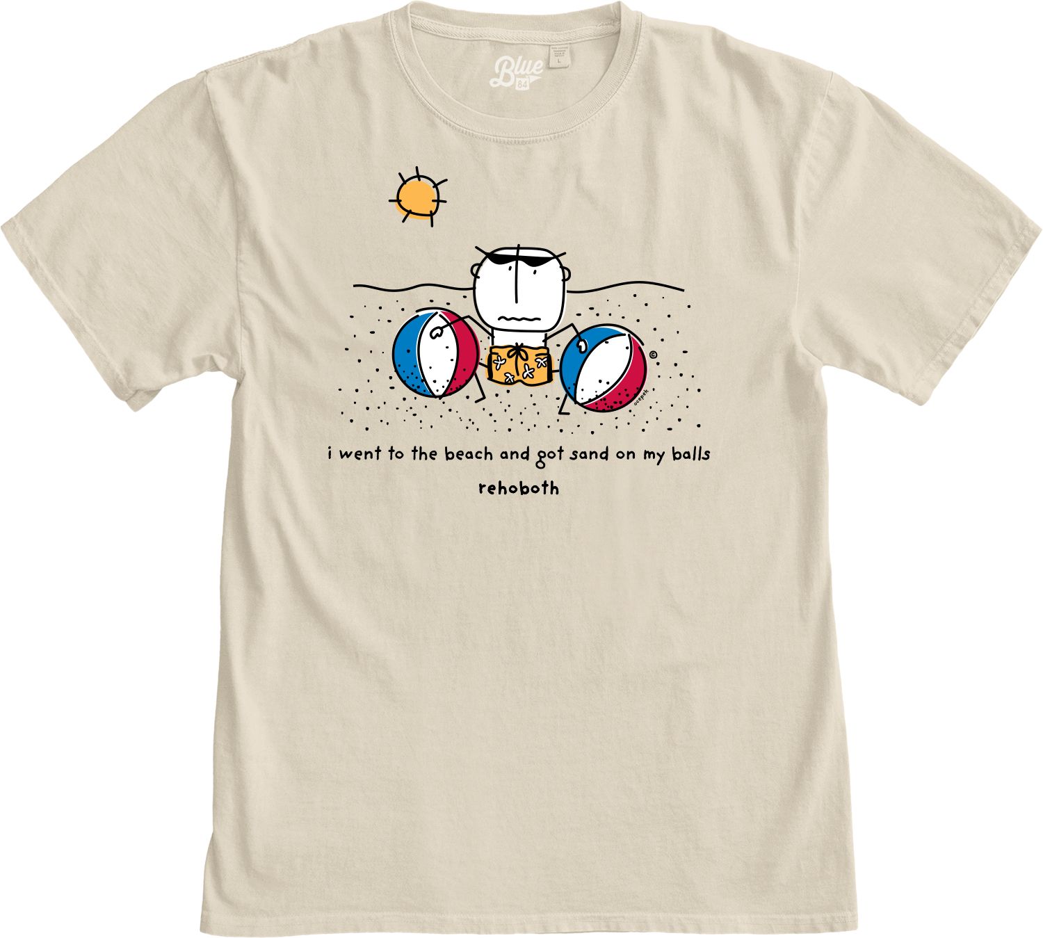 PAULO SANDY BALLS SS TEE, Color: CAPPUCCINO, Size: S