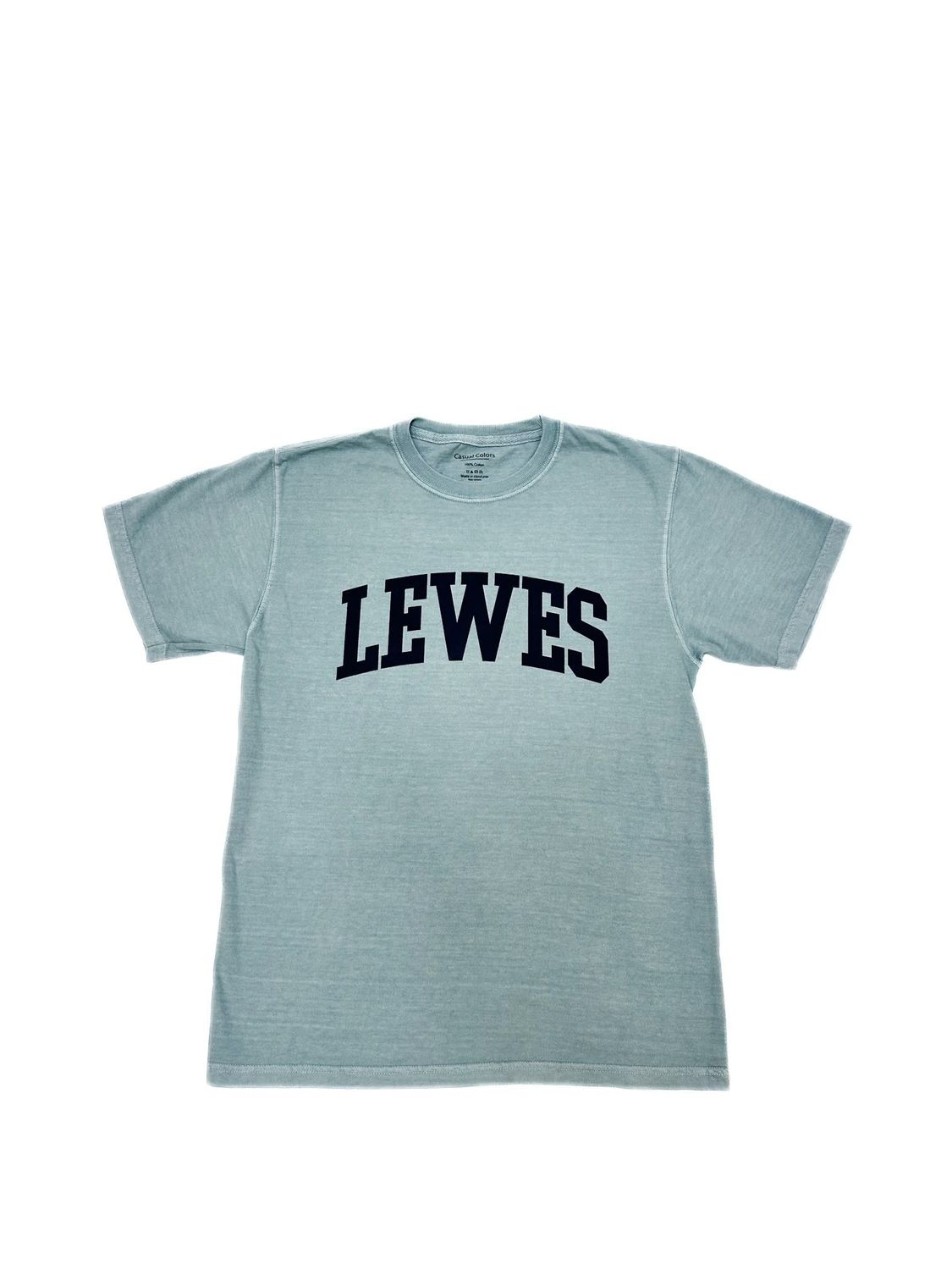 LEWES CLASSIC ARCH SS TEE, Color: WASHED OCEAN, Size: S