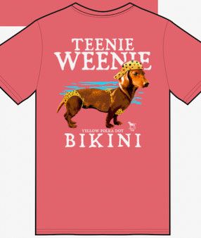 TEENIE WEENIE BIKINI SS TEE, Color: PINK, Size: S
