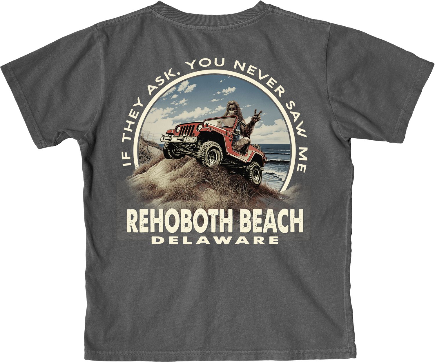 YOUTH FREELOADING BIGFOOT JEEP SS TEE, Color: COAL, Size: XS