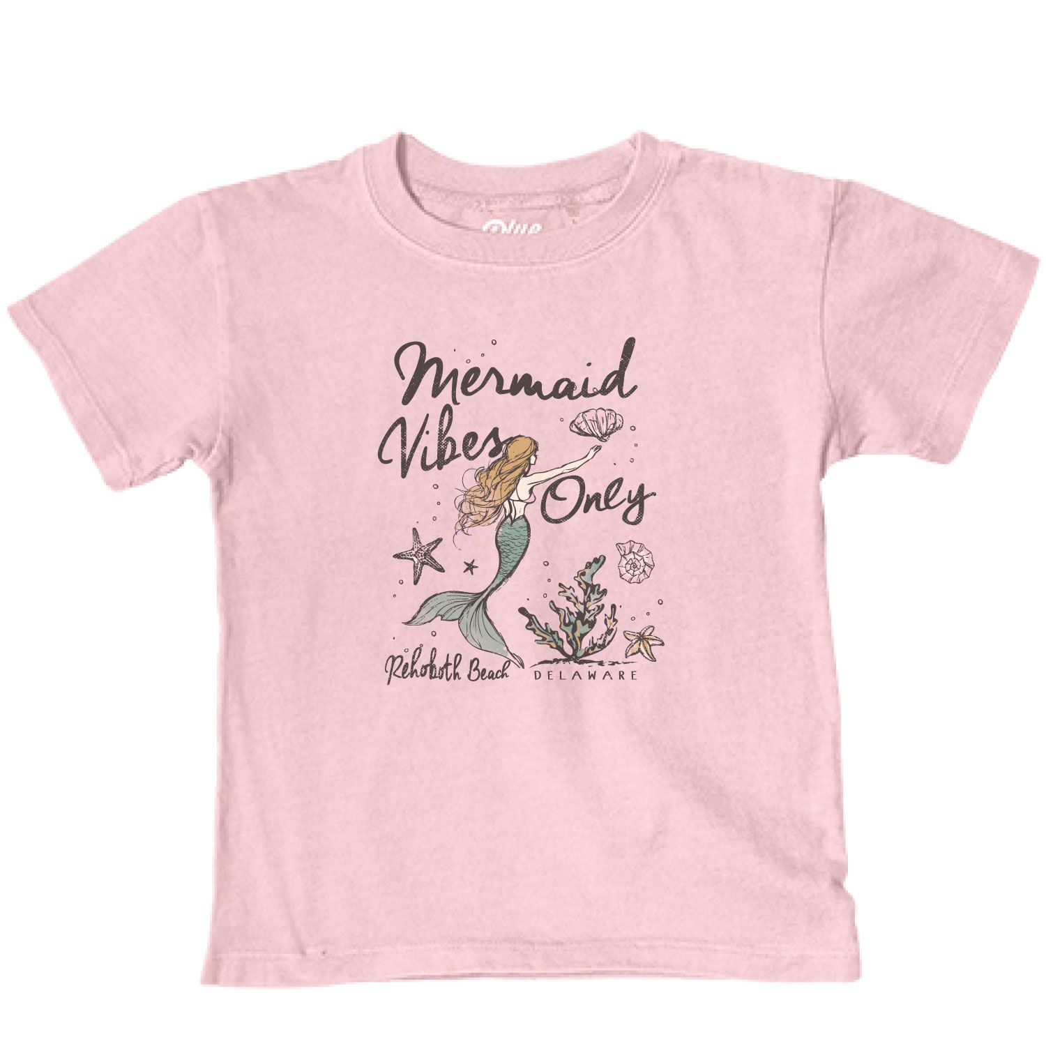 INFANT THALASSA MERMAID SS TEE, Color: BLUSH, Size: 6M