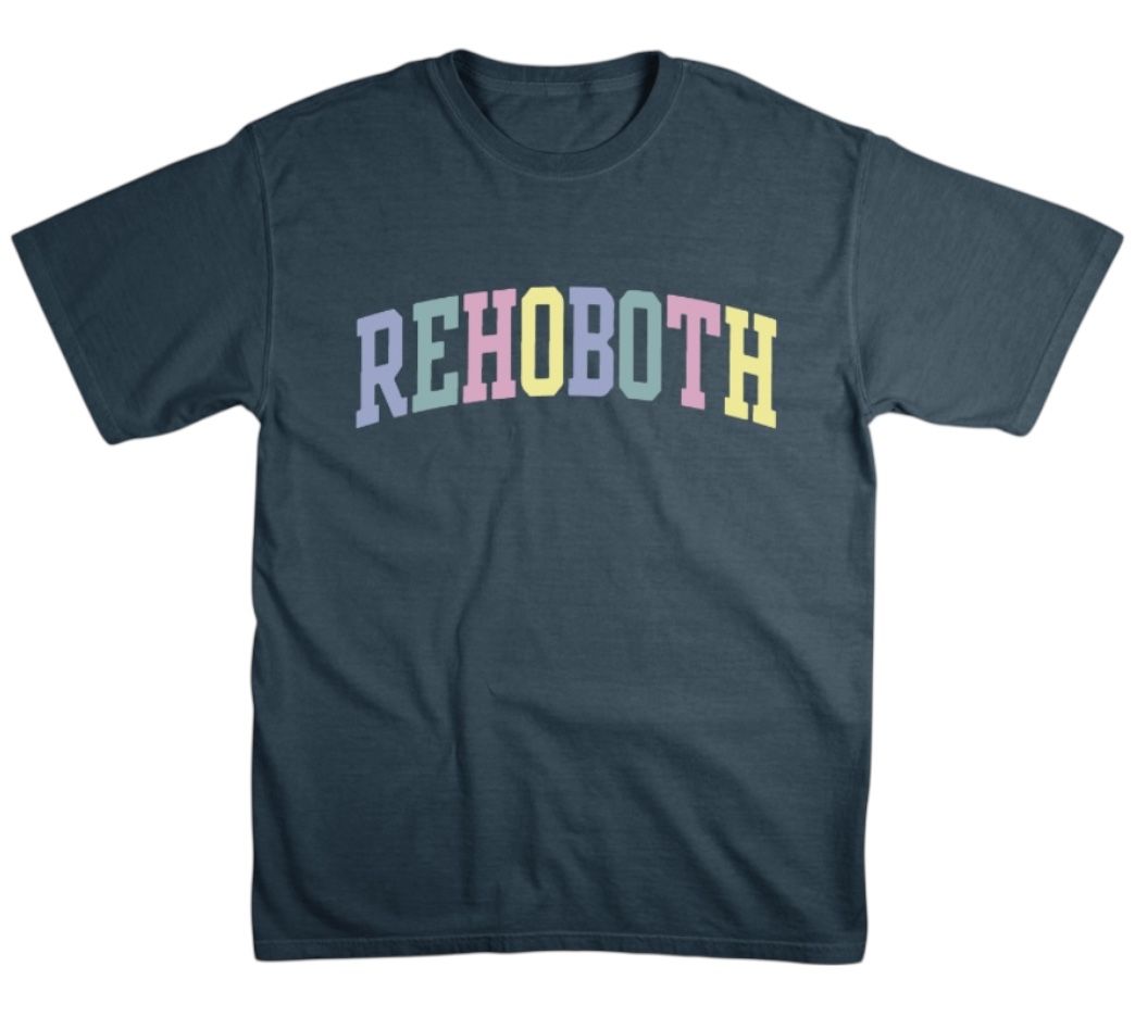 CLASSIC CANDY COLORED ARCH SS TEE, Color: WASHED NAVY, Size: S