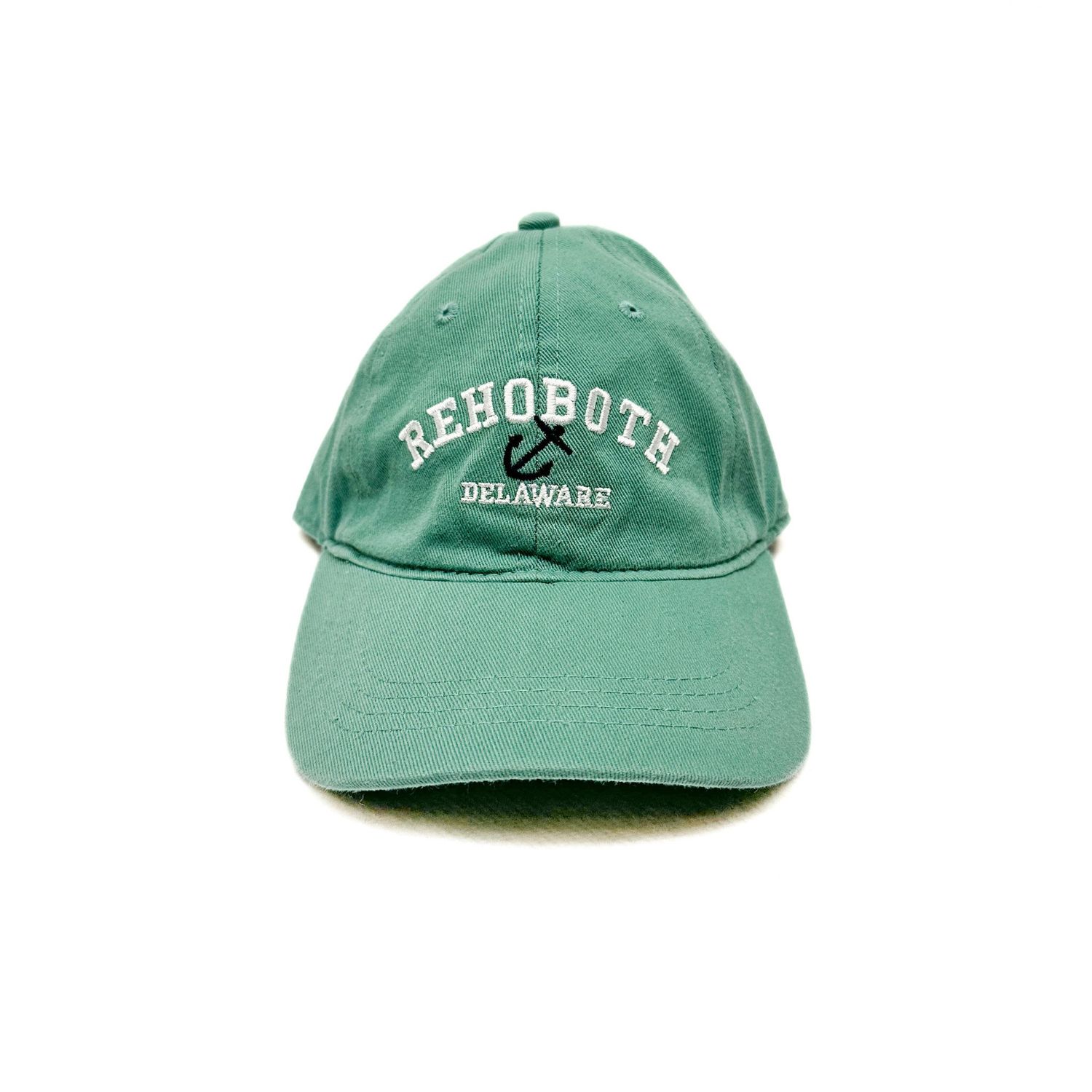 CLASSIC COTTON BEACH HAT ADJUSTABLE OS SEAFOAM ANCHOR