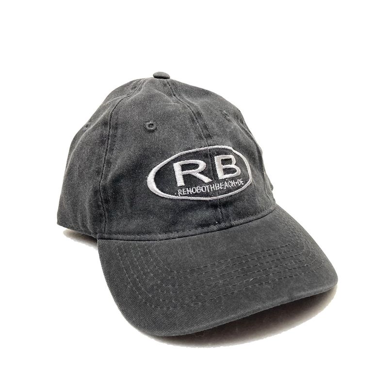 CLASSIC COTTON BEACH HAT ADJUSTABLE OS CHARCOAL RB