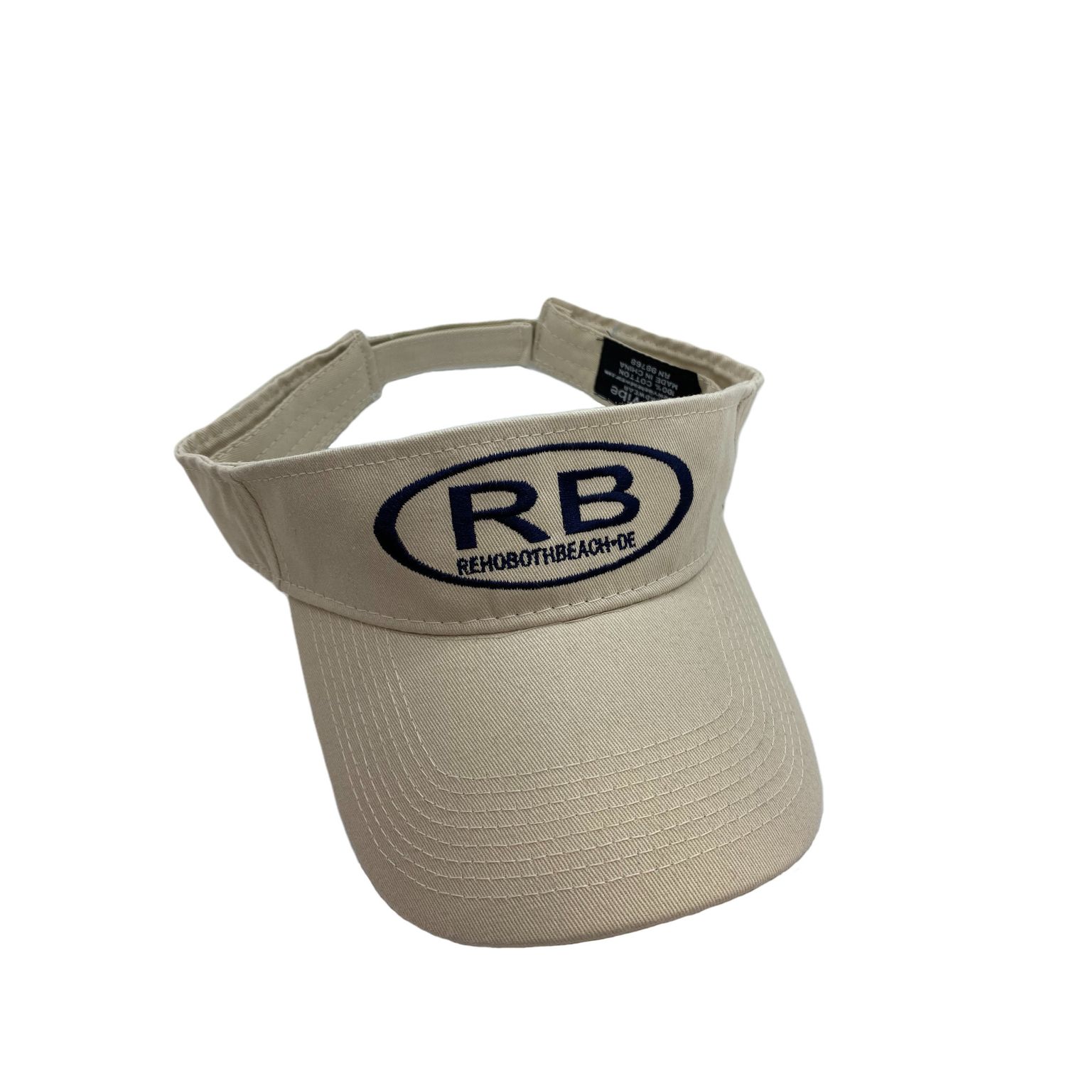 CLASSIC COTTON BEACH VISOR ADJUSTABLE OS IVORY RB