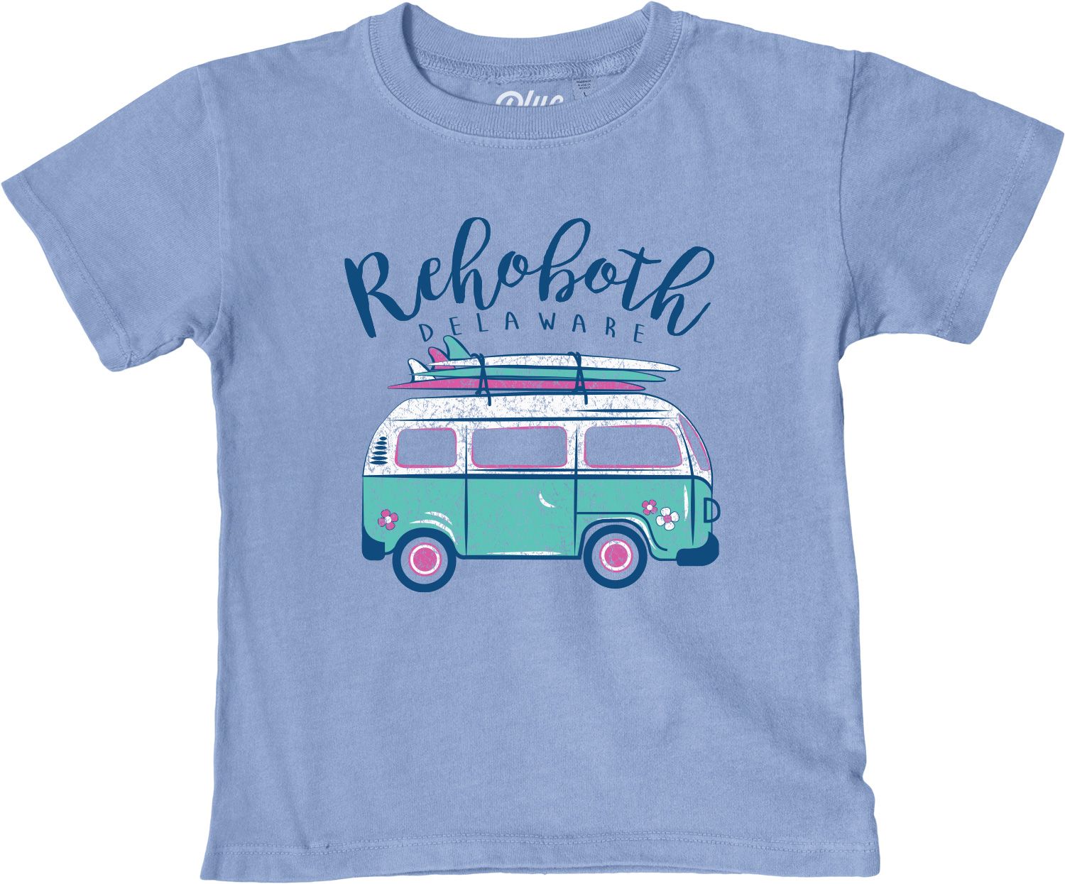 INFANT AMERIGO SURF VAN SS TEE, Color: CORNFLOWER BLUE, Size: 6M