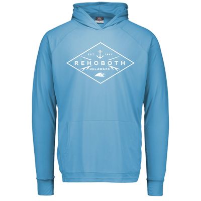 YOUTH SPF50 SUNPROOF SWIM HOODED LS TEE