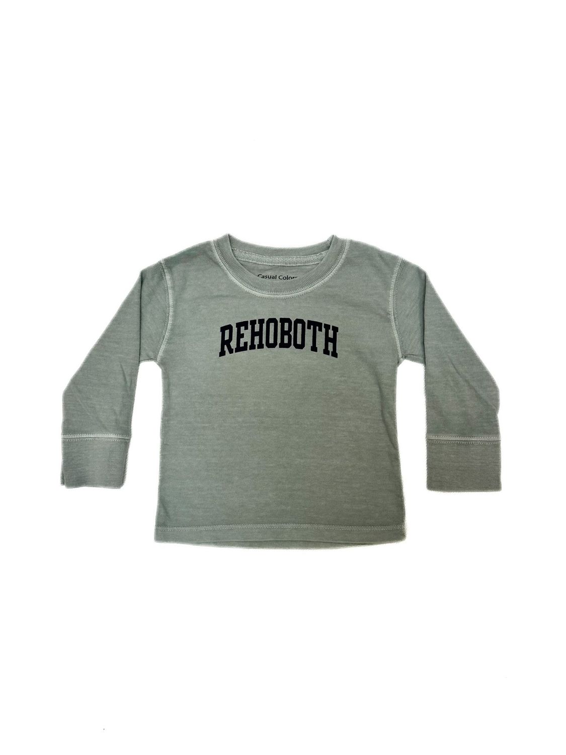 INFANT REHOBOTH CLASSIC LS TEE, Color: WASHED SAGE, Size: 6 MONTHS