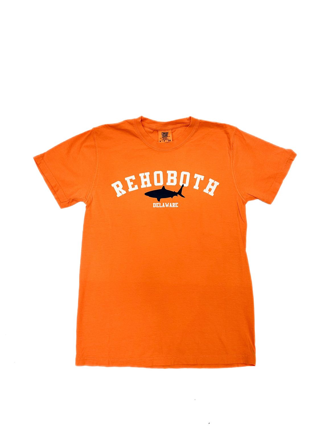 CLASSIC ORANGE SHARK SS TEE, Size: S