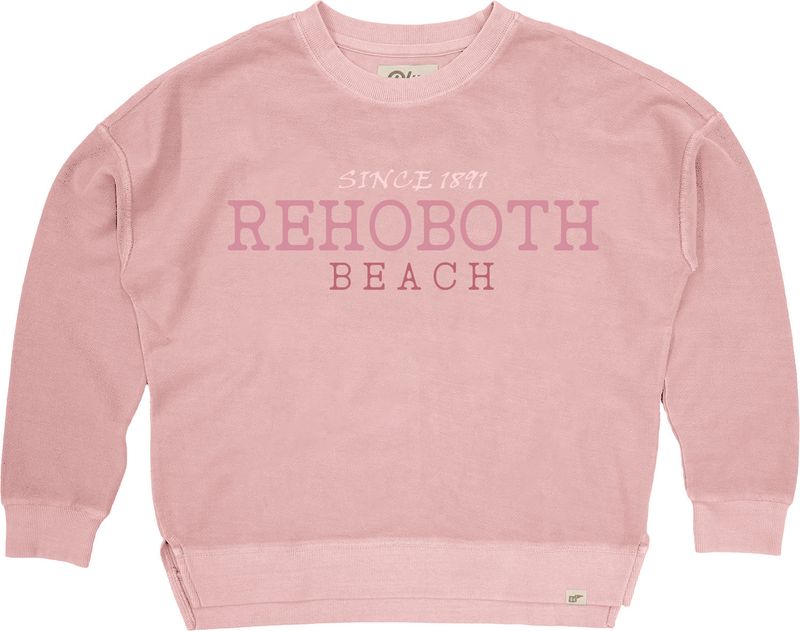 REVERSE TERRY EMBROIDERED CREWNECK