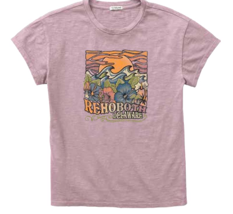 PIGMENT DYED FANTASY LAND CREW SS TEE