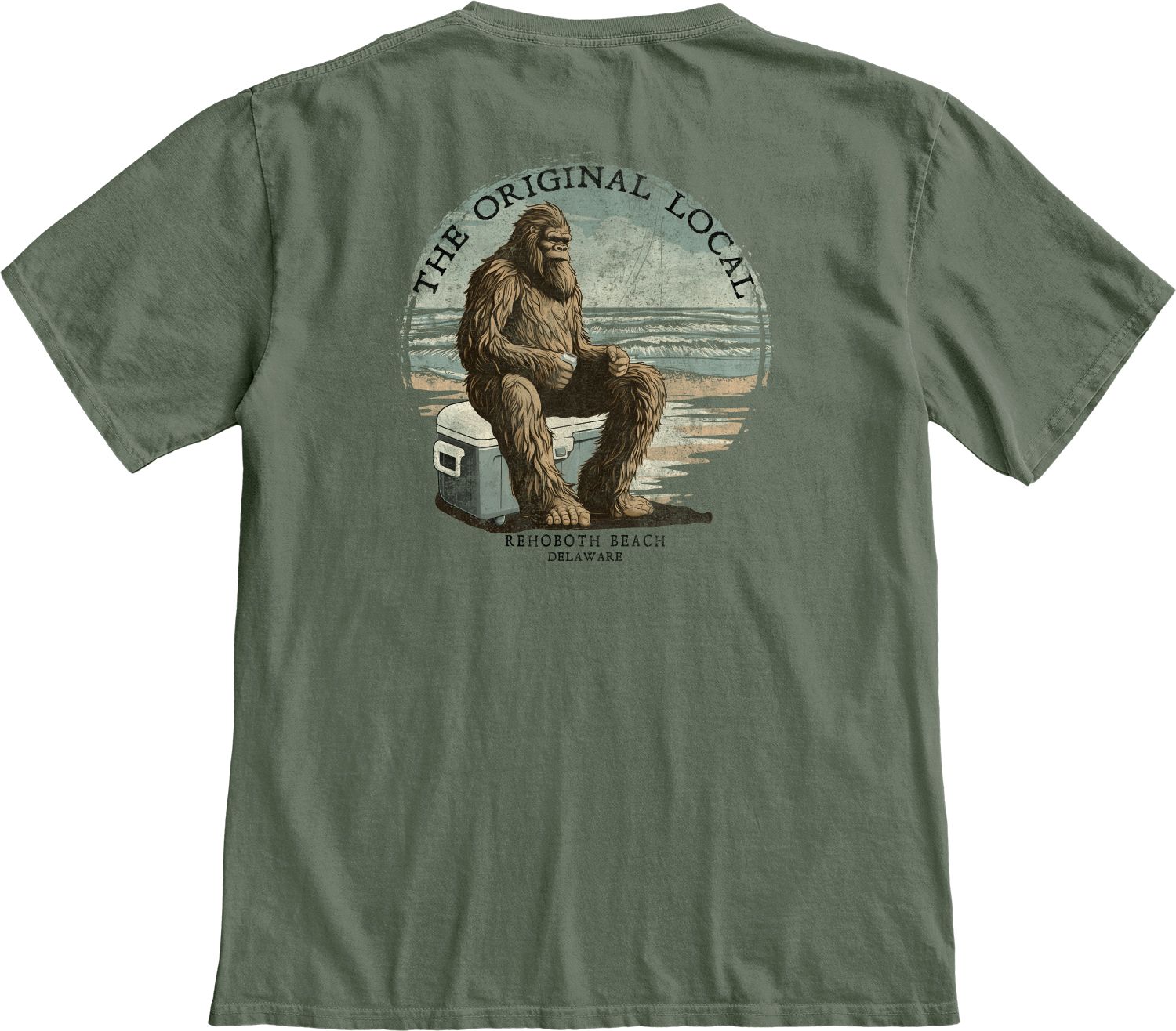 YOWIE BIGFOOT SS TEE, Color: WILLOW, Size: S