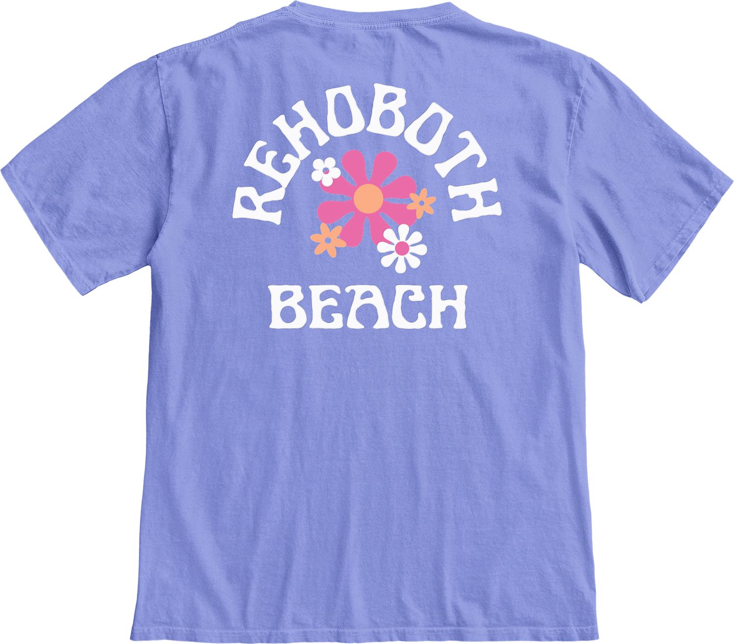 POP CULTURE FLORAL SS TEE, Color: PERI, Size: S