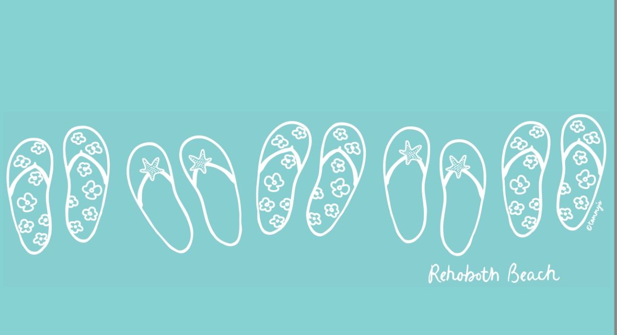 WOMENS FLIP FLOP PUFF VNECK SS TEE, Color: MINT GREEN, Size: S