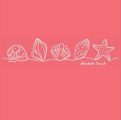 WOMENS SEASHELL PUFF VNECK SS TEE